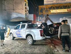 Tim Patroli Personil Polsek Bagan Sinembah Mengamankan Motor Pelaku Balap Liar Di Bagan Batu 