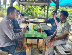 Bripka Ade Sofyan Babinkamtibmas Kepenghuluan Jaya Agung Gelar Giat Cooling Sistem OPS Mantap Praja 2024.