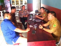 Polsek Bagan Sinembah Polres Rokan Hilir Gelar Cooling System Pemilu Damai 2024 Di Kepenghuluan Bahtera Makmur