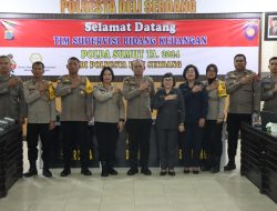 Polresta Deli Serdang Terima Kunjungan Tim Supervisi Bidang Keuangan Polda Sumut