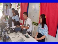 Disdukcapil Deli Serdang Jemput Bola Perekaman E – KTP Di Sekolah SMA Negeri 1 Bangun Purba
