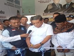 Yusuf-Bayu Resmikan Posko Bakar Semangat Juang Pemenangan Pantai Labu Bersatu