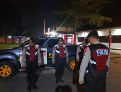 Pastikan Situasi Aman Satgas Preventif Polres Muara Enim Gelar Patroli Malam