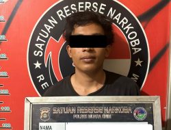 Sat Narkoba Polres Muara Enim Tangkap Pengedar Sabu Di Desa Tapus, Lembak