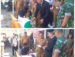 Sambut Kedatangan Para Atlet Di Desa Talun Kenas Kecamatan STM Hilir Berlangsung Meriah