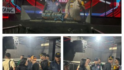 Polres Binjai Gelar Razia Gabungan Tempat Hiburan Malam New Blue Star