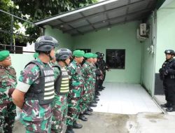 Patroli Gabungan TNI/POLRI Beyond Trust di Medan Sunggal, Sat Brimob Polda Sumut Temukan Lokasi Penyalahgunaan Narkoba