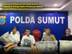 Jatanras Dit Reskrimum Polda Sumut Tangkap 5 Orang Pelaku Penemuan Mayat Korban Pembunuhan di Karo