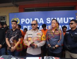 GAS 3-C! Sembilan Dalang Curanmor Ditangkap Tim Resmob/Tekab Polrestabes Medan, Tiga Ditembak
