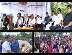 Paslon Bupati Bijak H. Bistamam – Jhony Charles Paparkan Visi Misi Bela Masyarakat Dalam Kampanyenya di Mukti Jaya
