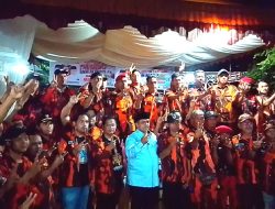 Ketua MPC PP Rohil Taem Pratama Melalui Jajarannya Hadir Dalam Giat Kampanye Paslon Gubernur Riau 02, Nawaitu. 
