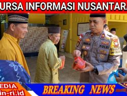 Bagikan Jumat Berkah Polres Bintan Di Masjid Darussalam Desa Buyu