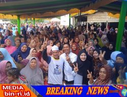Ribuan Masyarakat Sungai Nyamuk Sepakat Dukung Pasangan H. Bistamam-Jhony Charles