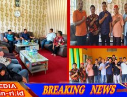Tim Sukses Pasangan H. Bistamam-Jhony Charles Lakukan Kunjungan ke Kantor Camat Bagan Sinembah