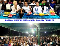 Kampanye Hingga Malam : H. Bistamam dan Jhony Charles di Rumah Paidi Sudarwo Pedamaran