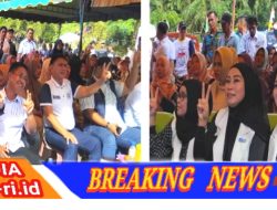 Pasangan Bistamam-Jhony Charles Disambut Antusias Warga Pondok Kresek