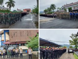 Brimob Polda Sumut Amankan Sidang Pleno Terbuka Rekapitulasi Pilkada di Tapteng