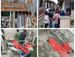 Sadis !! Tiga Bocah Jadi Korban Percobaan Pembunuhan Di Jalan Rel Gang Dahlia 7 Desa Bandar Khalipah Percut Sei Tuan