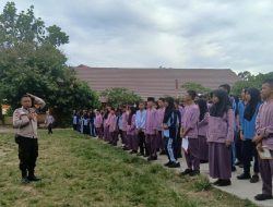 Bhabinkamtibmas Desa Kepur Edukasi Siswa Smp 7 Muara Enim Tentang Bahaya Narkoba