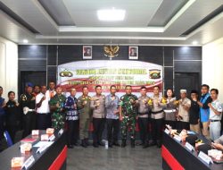 Polres Muara Enim Gelar Rapat Koordinasi Lintas Sektoral Operasi Lilin Musi 2024