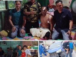 Tim Jhony Charles BBA,MBA Jenguk Korban Kecelakaan di Rantau Bais, Berikan Bantuan dan Dukungan