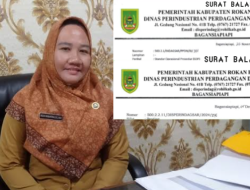 Merasa di tuduh yang tidak benar: “Kabid Disperindagsar akan laporkan Oknum LSM ke Polres Rohil.”