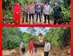 Tanah Longsor Kembali Tutupi Akses Jalan di Kecamatan Semendo Darat Tengah