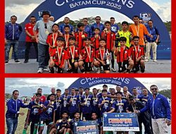 Tunas jaya memborong juara, Batam cup international 2025