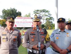 Apel Gelar Pasukan OPS Keselamatan Seligi 2025, Polda Kepri Dukung Tertib Berlalu Lintas Wujudkan ASTA CITA