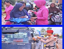 Polres Rohil Berbagi Takjil di Hari ke-15 Ramadhan, Wujud Kepedulian Polri kepada Masyarakat