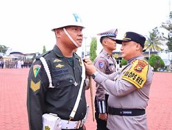 Kapolres Rohil Pimpin Apel Pasukan Operasi Ketupat Lancang Kuning 2025