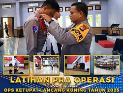 Siap Mengamankan Idulfitri 1446 H, Polres Rohil Gelar Latpraops Ketupat Lancang Kuning Tahun 2025