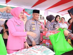 Ikuti Zoom Meeting Bazar Ramadan Serentak Polri Presisi 2025, Bhayangkari Cabang Polres Rohil Bagikan Sembako