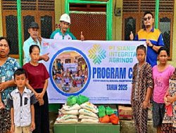 PKS PT. SIA Bagikan 140 Paket Sembako di Dua Kepenghuluan