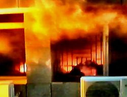 Ruang ULP Kantor Bupati Muara Enim Dilahap si Jago Merah