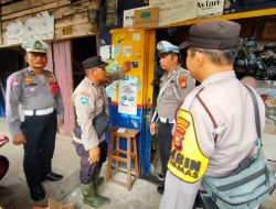 Polsek Bangko Polres Rokan Hilir Berikan Tips Aman untuk Pemudik Lebaran Idulfitri 1446 H