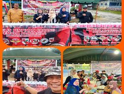 Tim Bagi Takjil Gratis MPC PP Rohil Gelar Buka Puasa Bersama