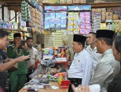 Bupati H. Bistamam Bersama Forkopimda Sidak ke Pasar Pantau Ketersediaan Bahan Pokok Selama Ramadhan