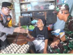 Janda Veteran Ucapkan Terimakasih Atas Perhatian Dandim dan Kapolres Rohil Usai di Berikan Santunan Sembako