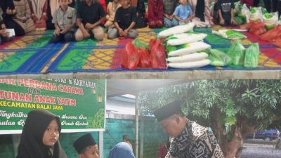 Mill Maneger  PKS PT. Sinar Perdana Caraka Gelar Bukber Bareng Toga dan Santuni Anak Yatim
