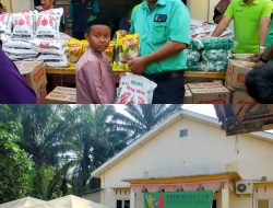 PKS PT.PHI Unit Balam Salurkan CSR Sembako ke Anak Yatim dan Kaum Duafa