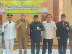 Jajaran Pegawai Kecamatan Bagan Sinembah Sampaikan Ucapan Selamat atas Pelantikan Camat Bangko Pusako yang Baru
