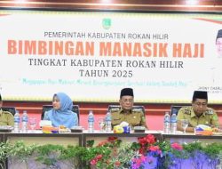 Bupati Rohil H. Bistamam Resmi Buka Bimbingan Manasik Haji Tahun 1446 H/2025 M