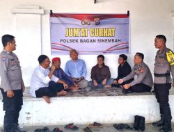 Polsek Bagan Sinembah Gelar Kegiatan “Jumat Curhat” untuk Perkuat Sinergi dengan Masyarakat