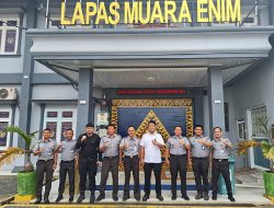 Sinergi Imipas, Lapas Muara Enim Terima Kunjungan dari Kanim Muara Enim