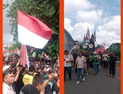 memperingati hari kebangkitan Nasional Ribuan Ojol Batam Gelar Demonstrasi