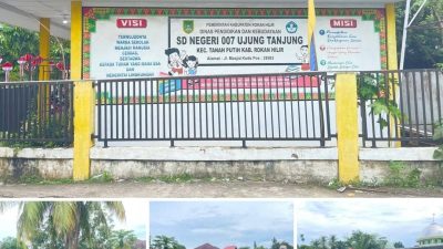 Pembangunan SDN 007 Ujung Tanjung Tak Ada Plang Informasi Proyek, Komite Sekolah Tak Dilibatkan