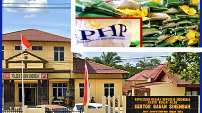 Beras SPHP 5 Kg Dijual Rp63 Ribu di Polsek Bagan Sinembah