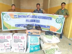 PT SIA Serahkan Bantuan Material Ketahanan Pangan di Bahtera Makmur