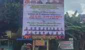 PAC Pemuda Pancasila Bagan Sinembah Raya Pasang Baliho Peringati HUT ke-66 dan Sumpah Pemuda